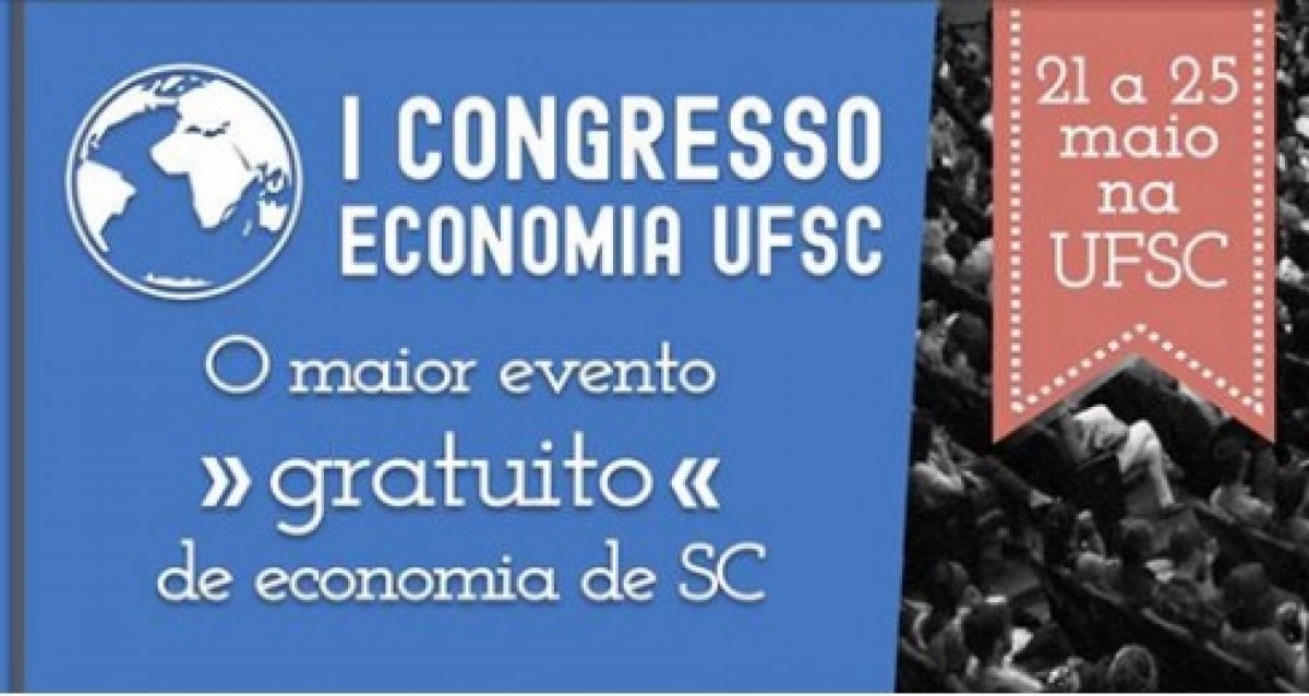 Corecon de Santa Catarina apoia o 1º  Congresso de Economia UFSC - Corecon/SC