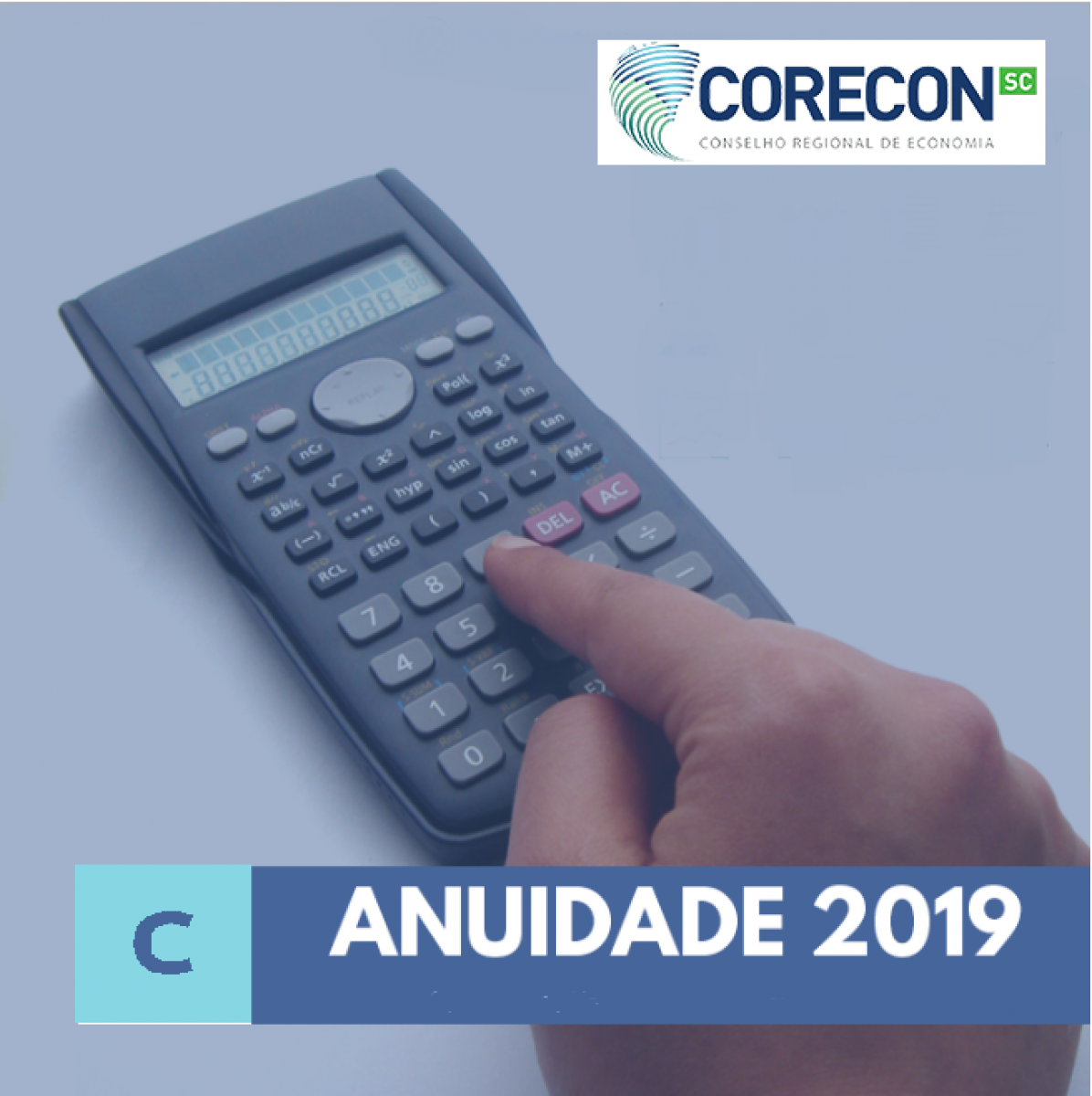 Prazo para pagamento sem multa da anuidade 2019 termina no dia 31 de março - Corecon/SC