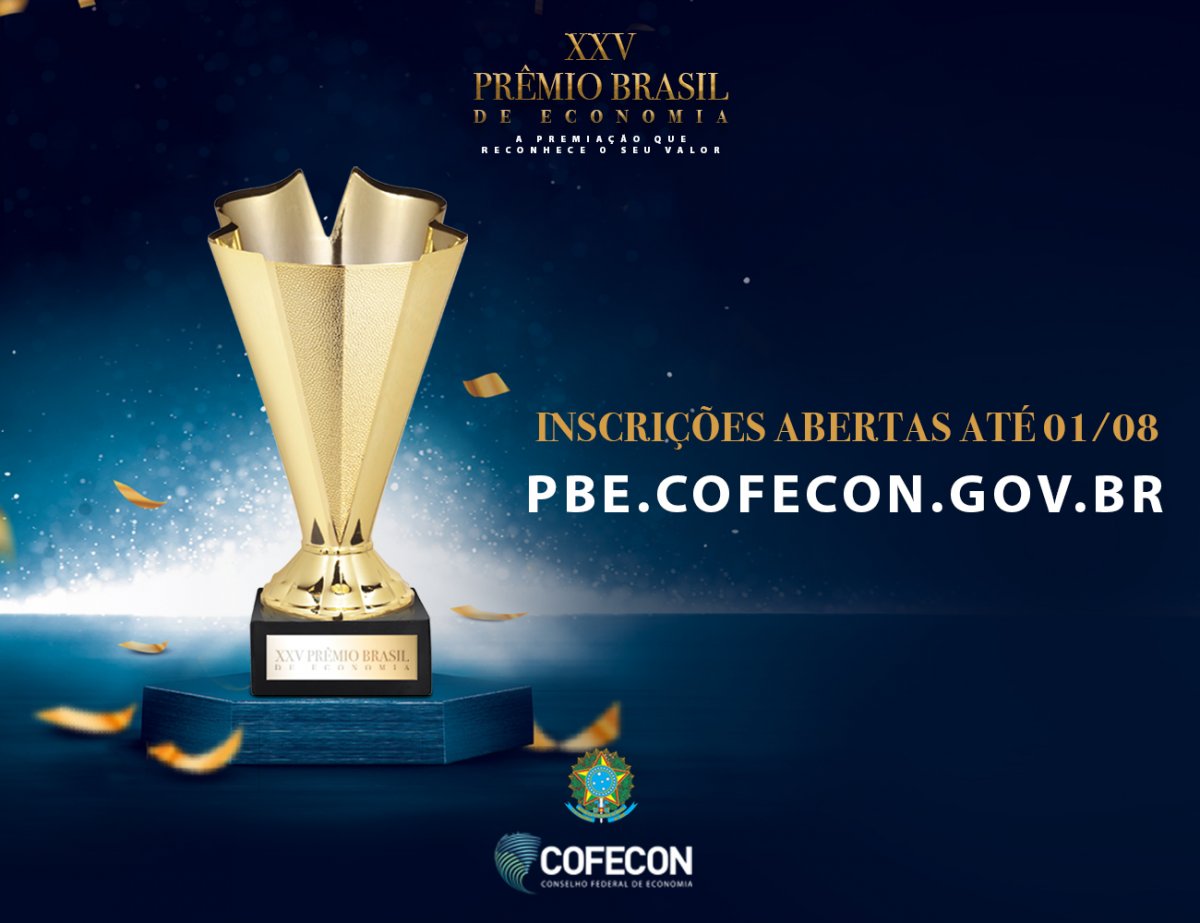 Últimos dias para inscrição de trabalhos no 25º Prêmio Brasil de Economia - Corecon/SC