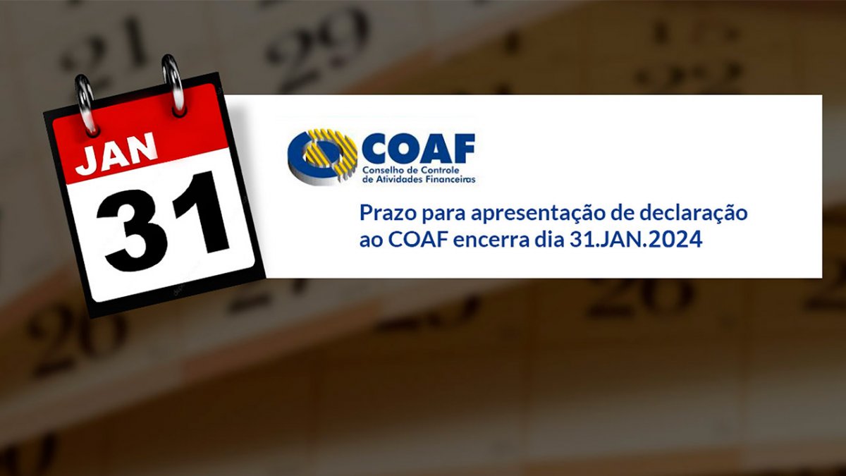 O prazo para Declaração ao COAF está terminando - Corecon/SC
