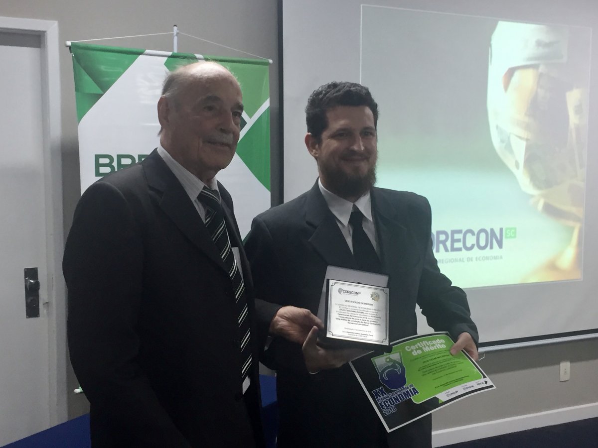 Corecon premia vencedores do 20º Prêmio Catarinense de Economia - Corecon/SC