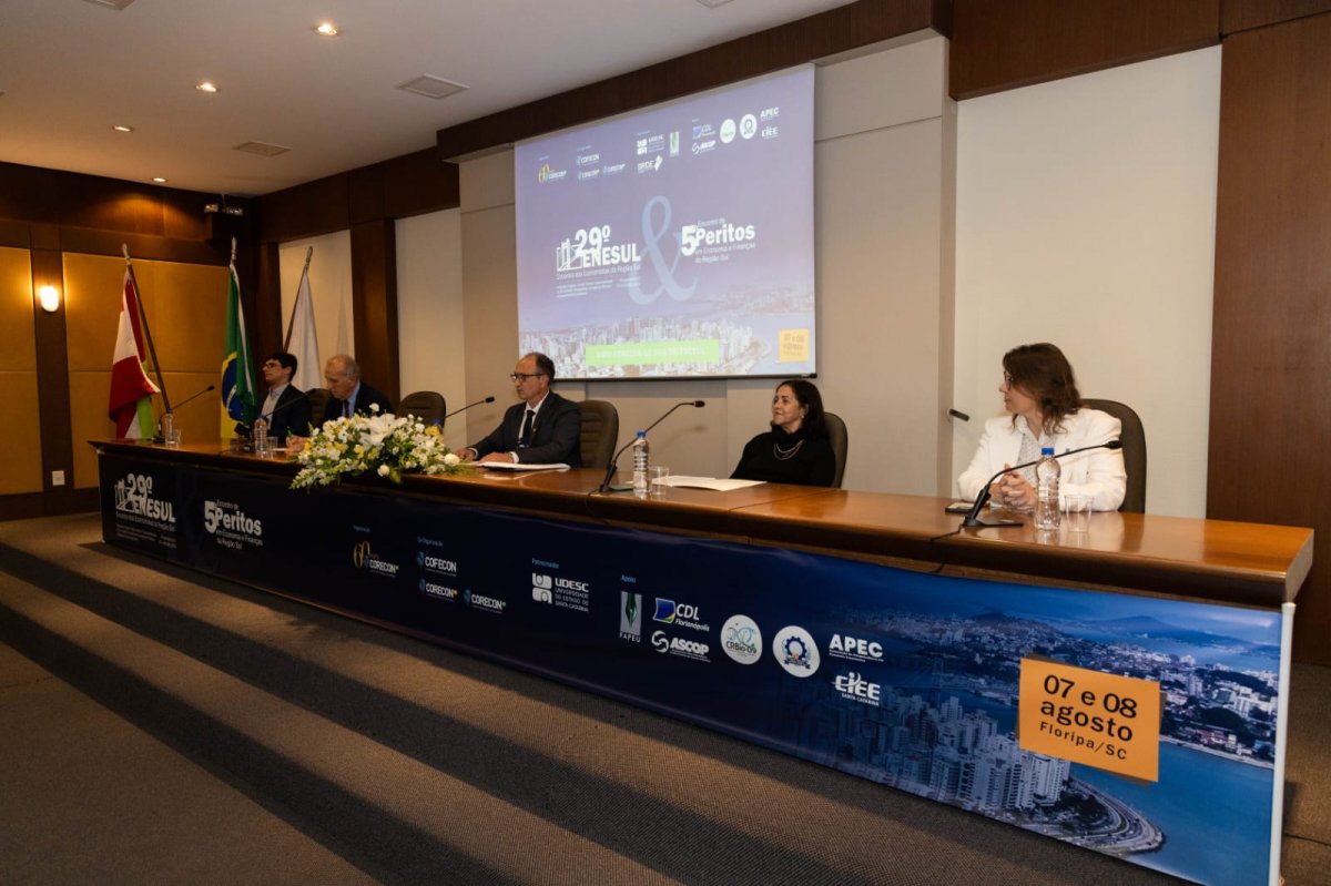 Florianópolis recebe o 29º ENESUL: economistas do Sul unidos por um futuro resiliente - Corecon/SC