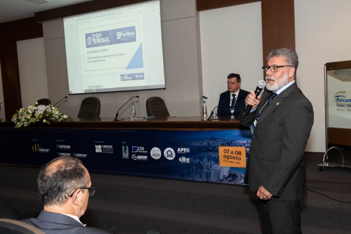 Solenidade de Abertura do 5º Encontro de Peritos em Economia e Finanças da Região Sul - Corecon/SC