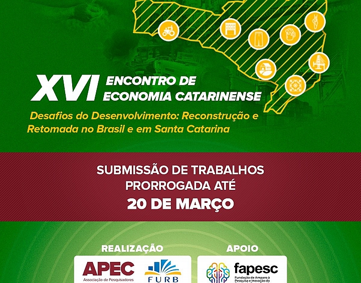 XVI Encontro de economia Catarinense - Corecon/SC