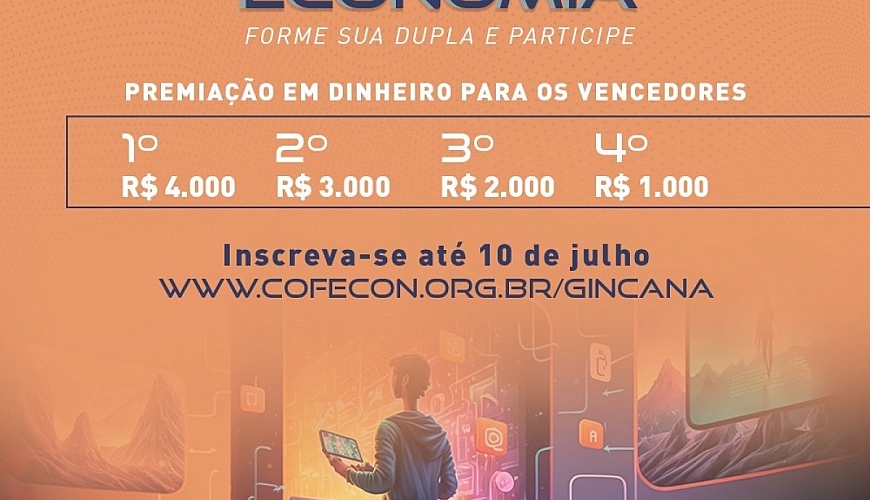 Estão abertas as inscrições para a XII Gincana Nacional de Economia - Corecon/SC