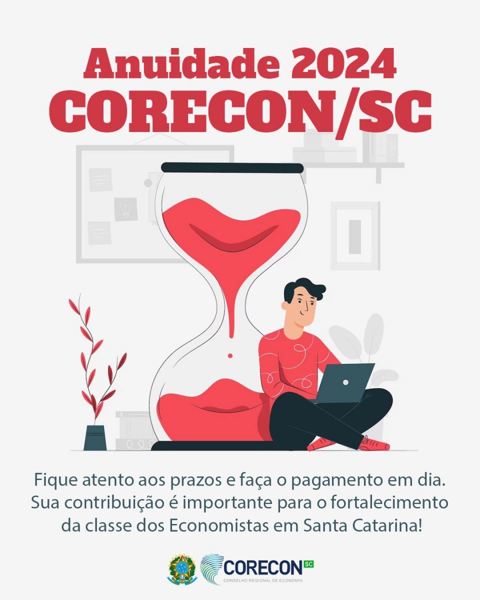 Anuidade Corecon-SC 2024 - Corecon/SC